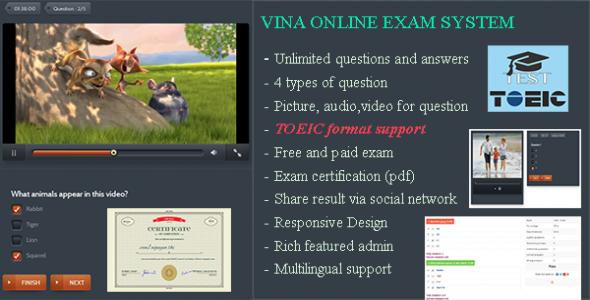 Vina Online Exam System